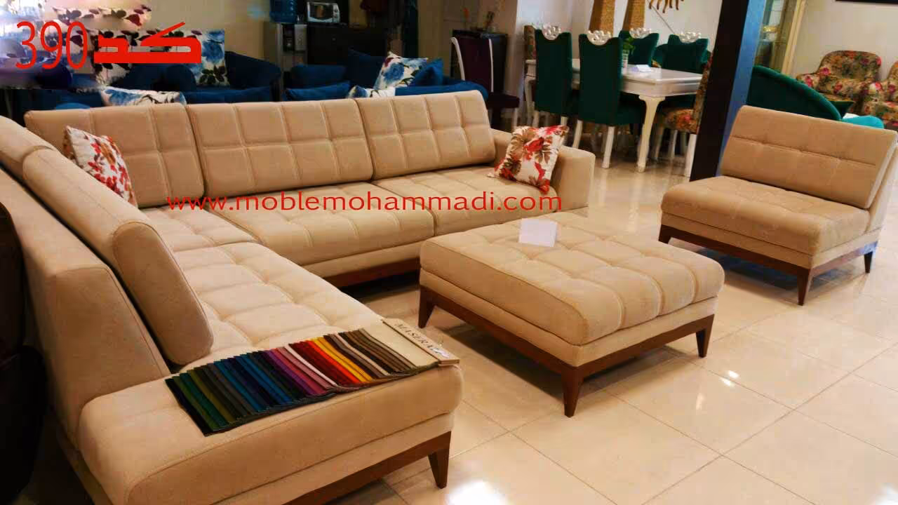 مبل راحتی ال ست 7 نفره کد 390