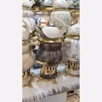 سماور گازی طرح سنگ کروپ ست هزینه ارسال رایگان 