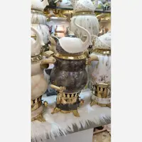 سماور گازی طرح سنگ کروپ ست هزینه ارسال رایگان 