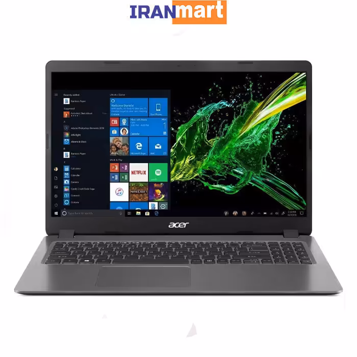 لپ تاپ ایسر مدل Acer Aspire 3 N19C1 - i5 8G 256GSSD intel - فروشگاه اینترنتی ایران مارت