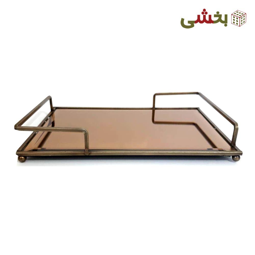 سینی کف آیینه طرح ال آنتیک