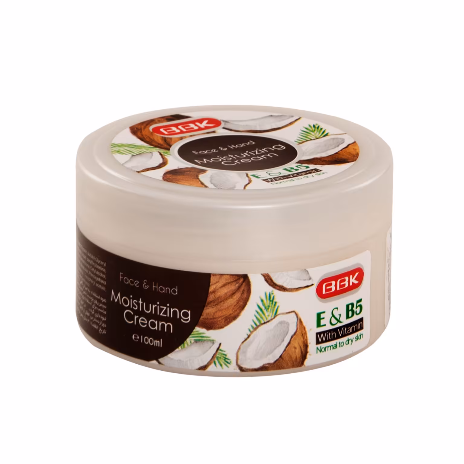 کرم کاسه ای نارگیل 100میل ببک