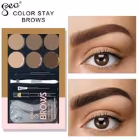 پالت سایه ابرو همراه با موکن ومداد و شابلون