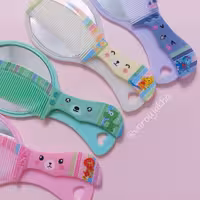 شانه و آینه دسته دار کودکانه