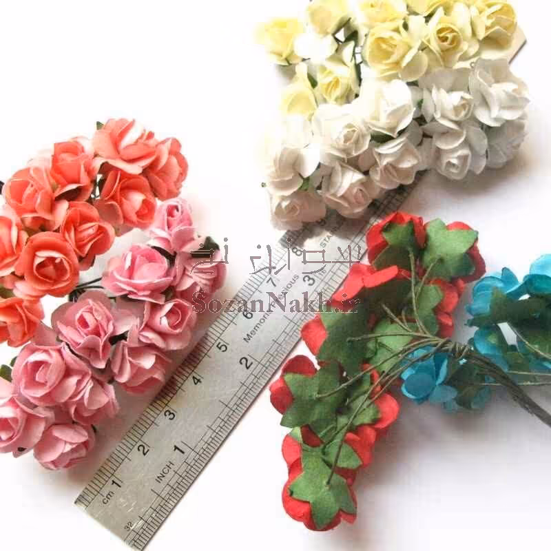 گل کاغذی24عددی1/5cm
