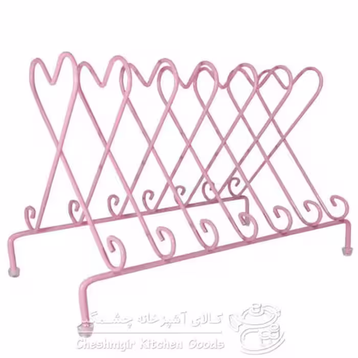 استند نگه دارنده بشقاب طرح قلب کد 13997