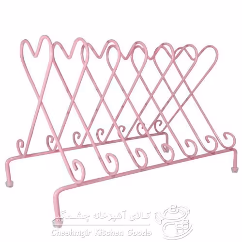 استند نگه دارنده بشقاب طرح قلب کد 13997