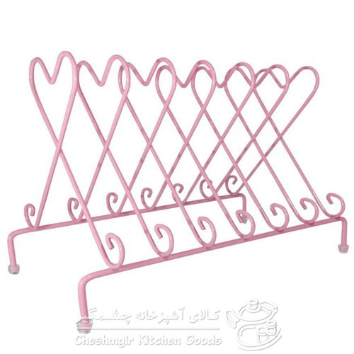 استند نگه دارنده بشقاب طرح قلب کد 13997