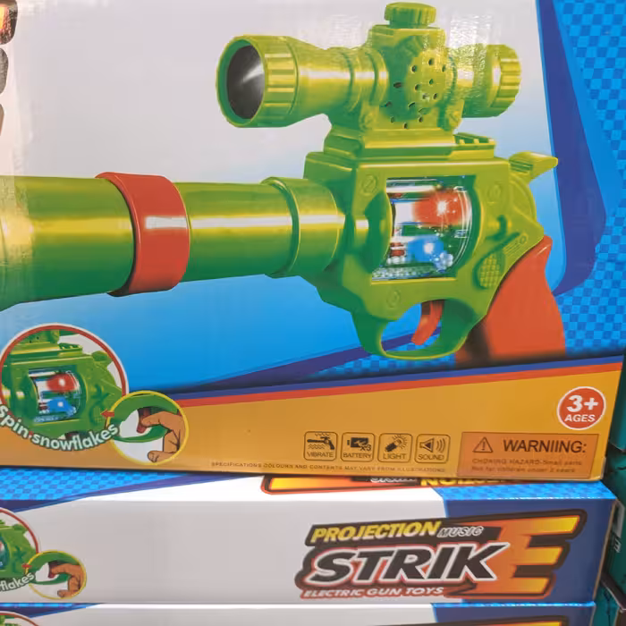 تفنگ باتری خور  سبز اسباب بازی دخترانه پسرانه