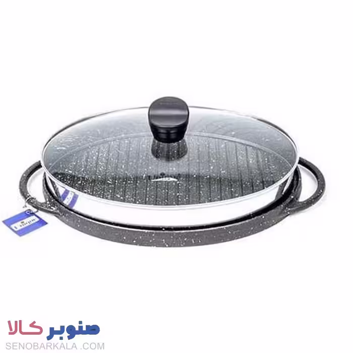 تابه گریل بیضی چدنی یونیک 6011 - صنوبرکالا