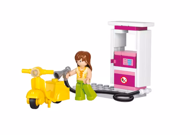 بلوک 37 تکه پمپ بنزین کد Sluban  M38-B0518