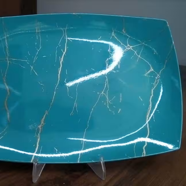 دیس مرغ کد 830 سبز سرامیکی ملامین یزد رکسانا 