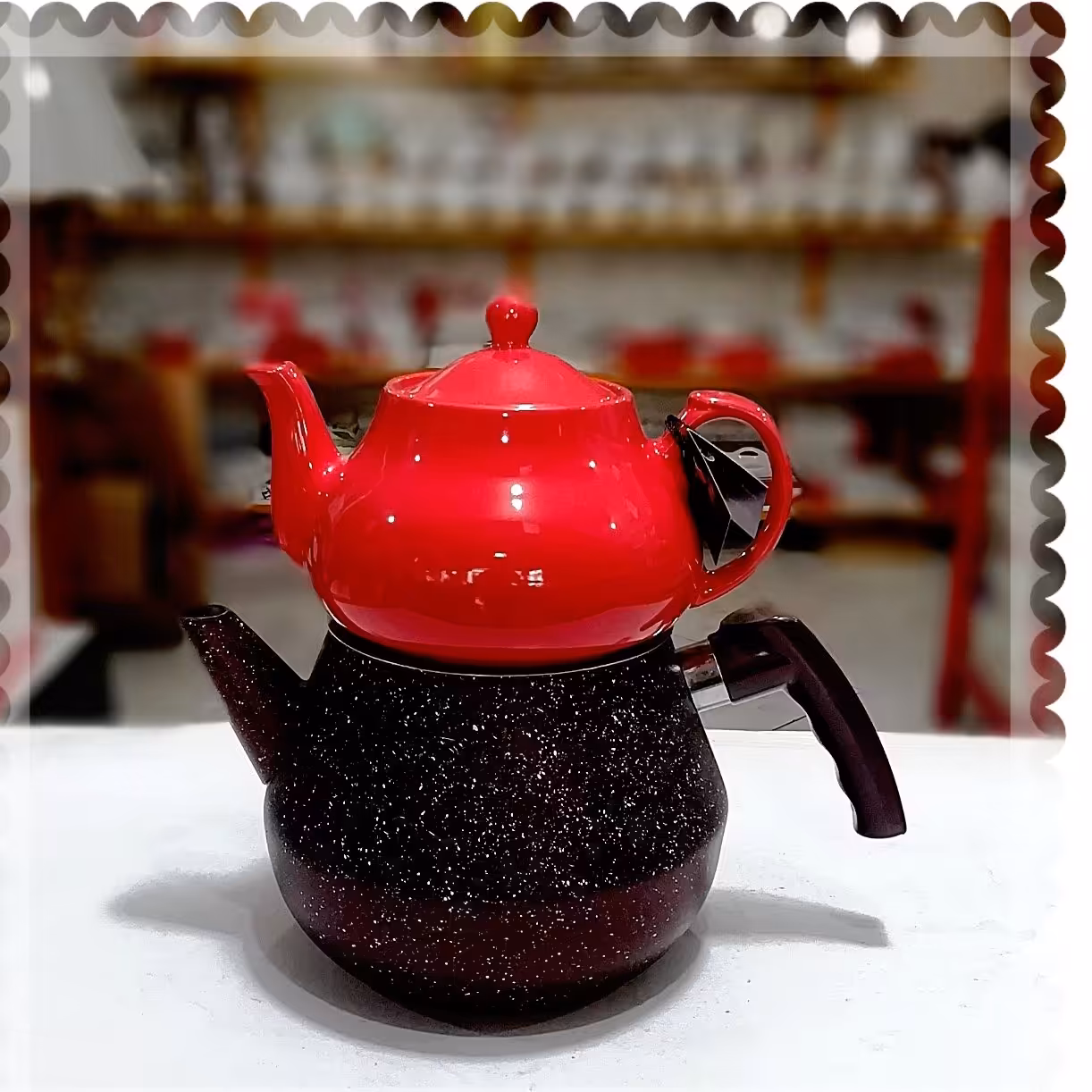 کتری و قوری لوله ای گرانیت ریور 