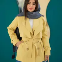 بارانی کتان زارا مدل آهو