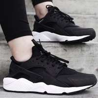 کتانی رانینگ نایک هوراچی nike huarache run textile black and white