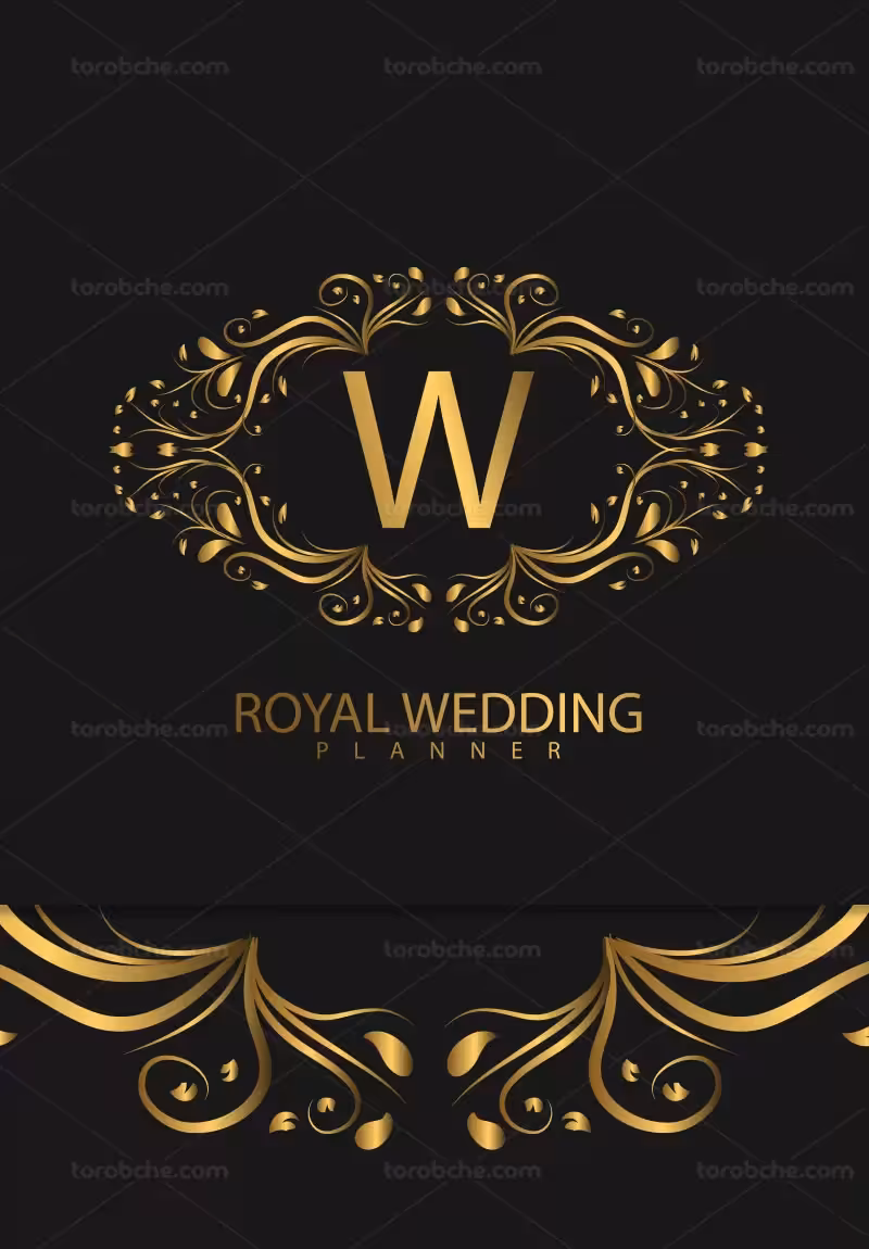 وکتور لوگو مونوگرام حرف W | گرافیک با طعم تربچه