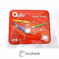Quilo / کوییلو / مداد رنگی / 48 رنگ / جعبه فلزی / تخت / 634458