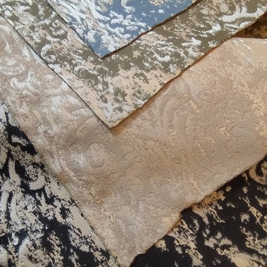 پارچه پرده ساتن پتینه ترک