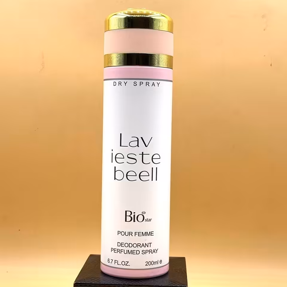 اسپری بدن زنانه بیو استار  لاویستا بل با رایحه ی گرم 