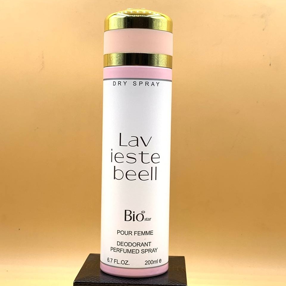 اسپری بدن زنانه بیو استار  لاویستا بل با رایحه ی گرم