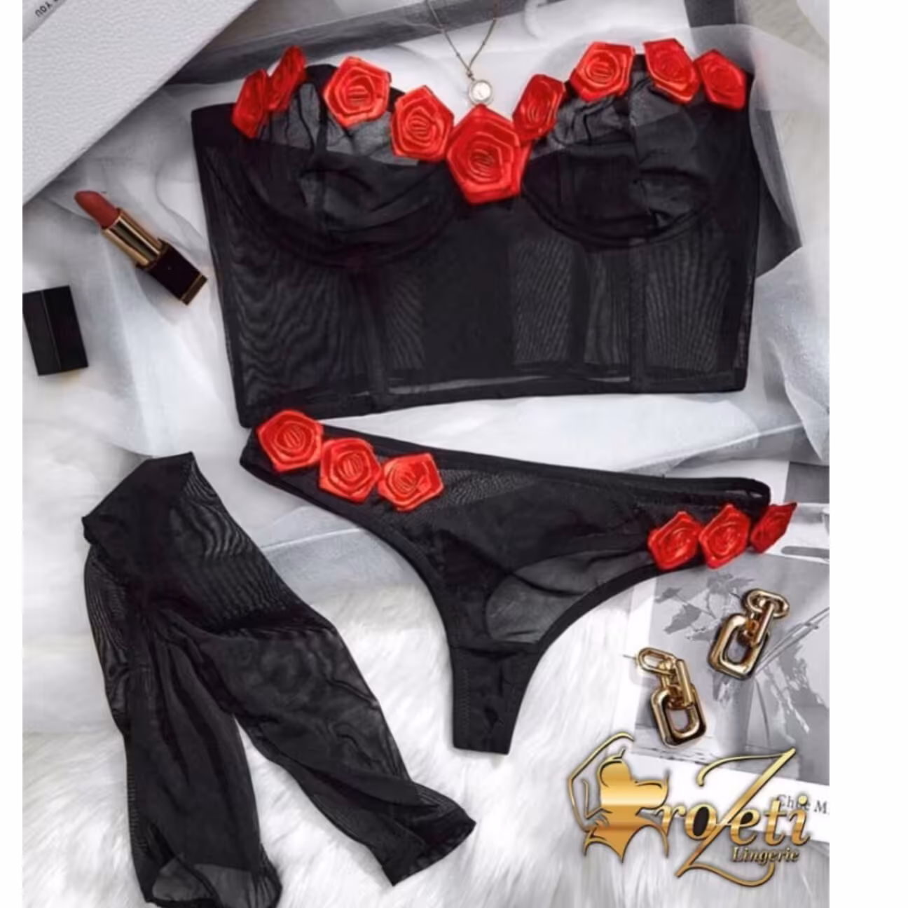 ست شورت و سوتین فانتزی 