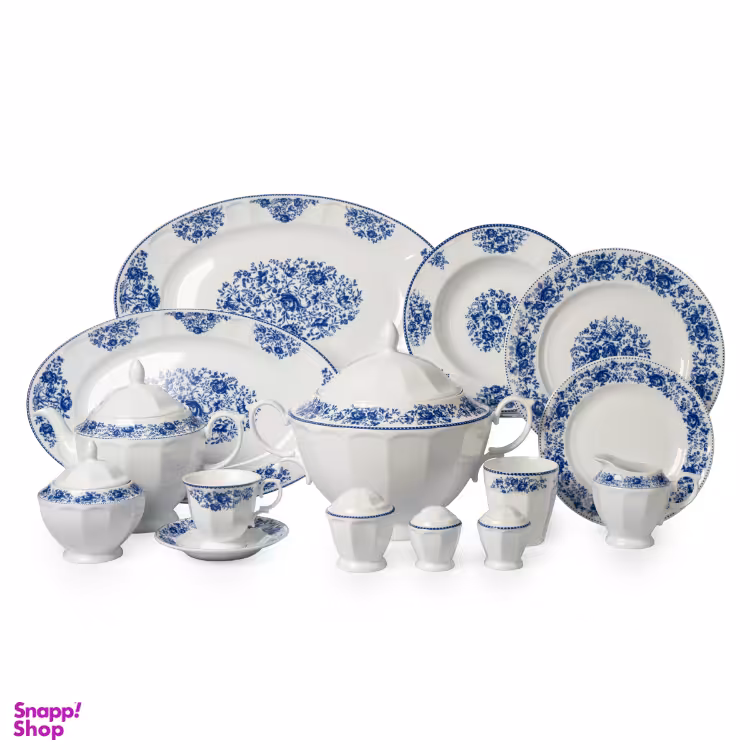 سرويس كامل 12 نفره 103 پارچه چينی زرين مدل نئوكلاسیک فلورنتيا