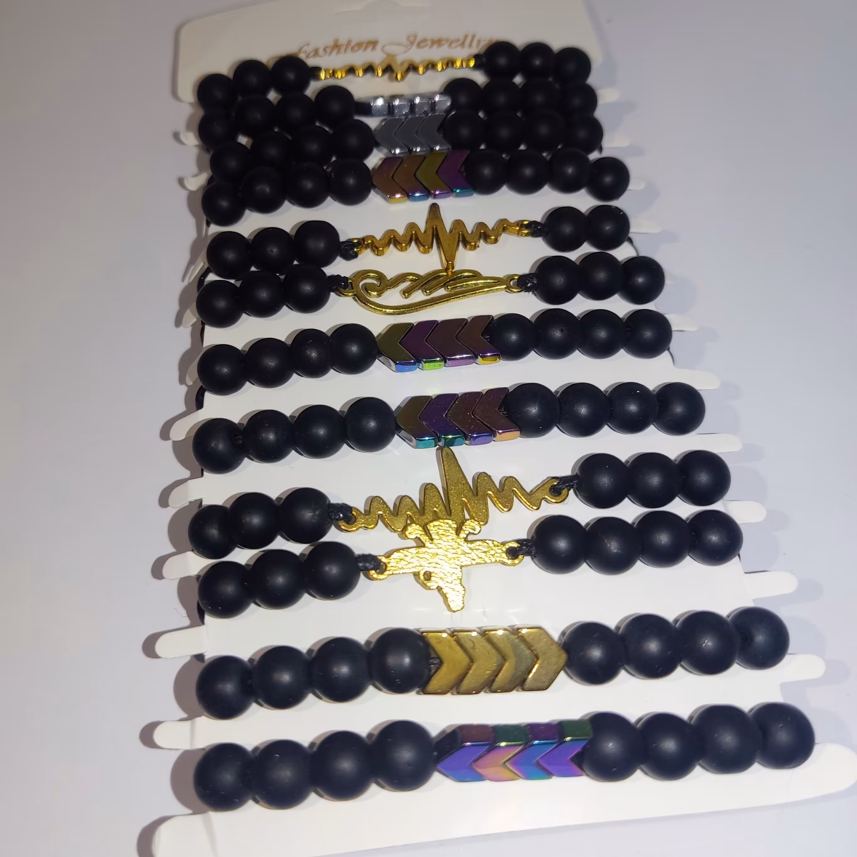 دستبند مرواریدی مدل دار زنانه و مردانه اسپورت 