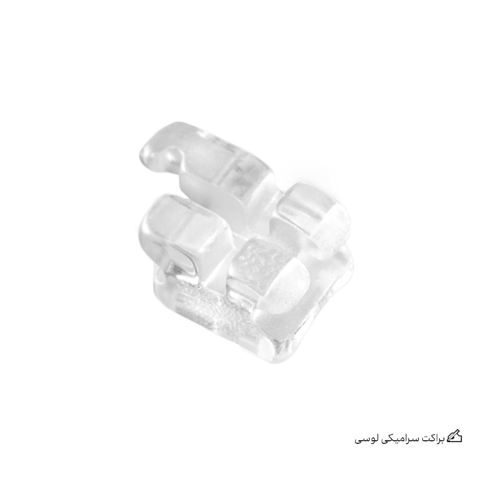 براکت سرامیکی لوسی نیمه شفاف تک کیسی