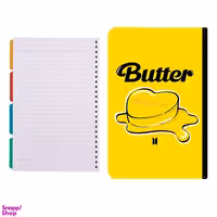 کلاسور طرح باتر کد 37 به همراه کاغذ کلاسور