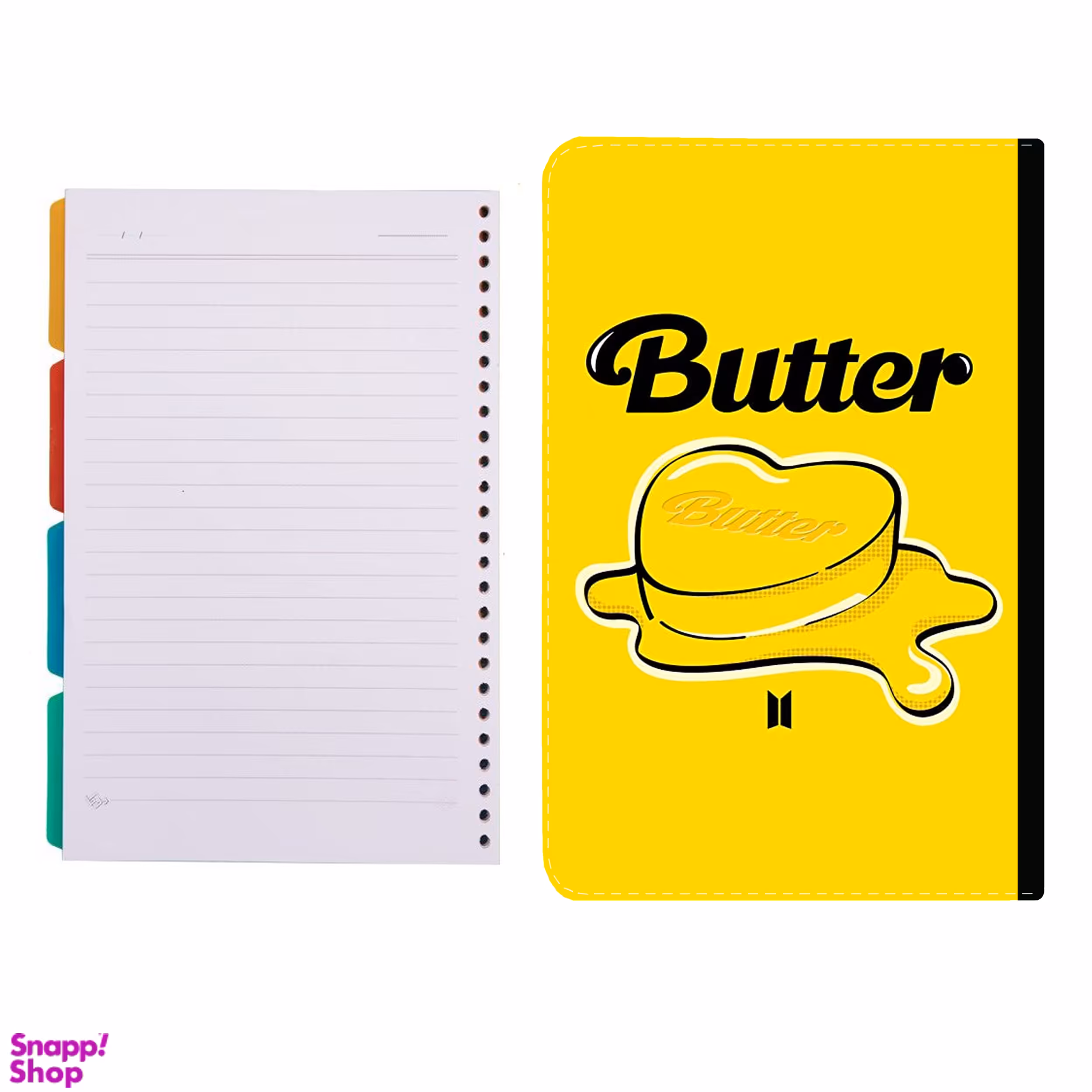 کلاسور طرح باتر کد 37 به همراه کاغذ کلاسور