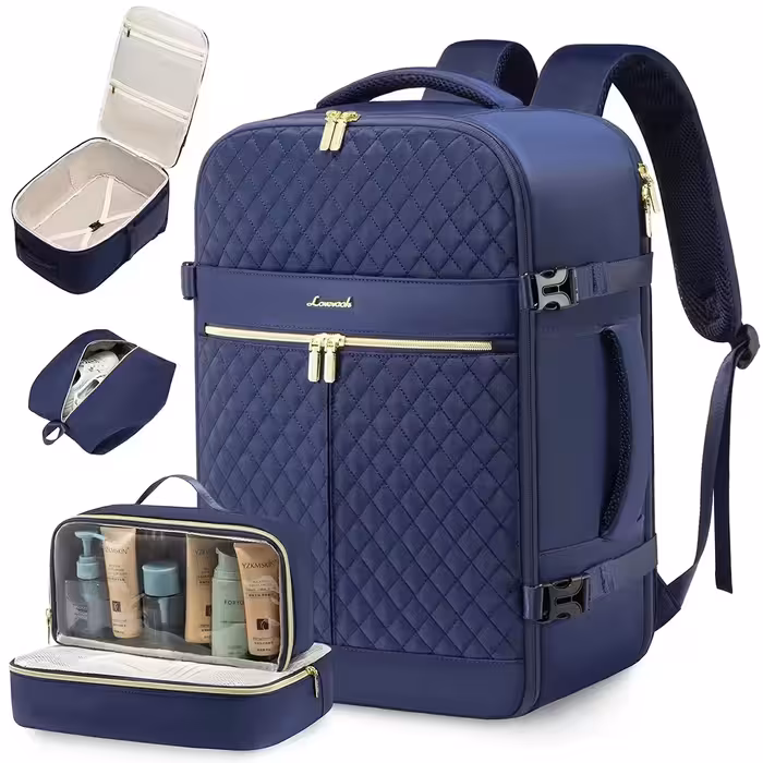 کوله پشتی جیب ابردوزی سرمه ای لاو ووک Lovevook