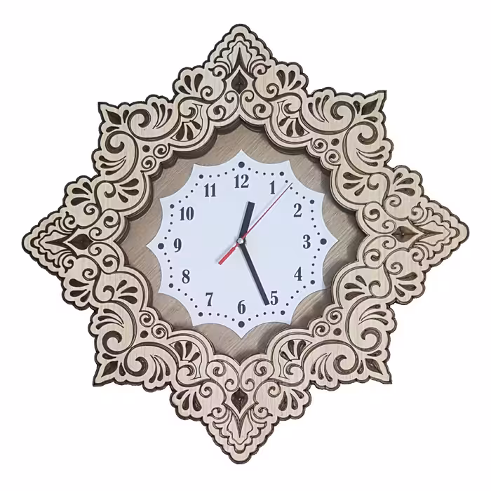 ساعت دیواری مدل شکوفه