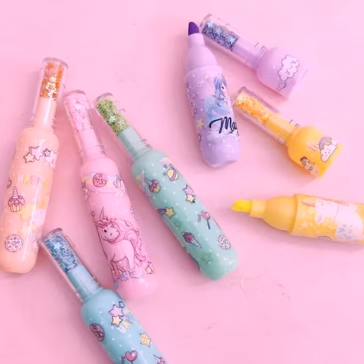 ماژیک هایلایتر بطری یونیکورن اکلیلی