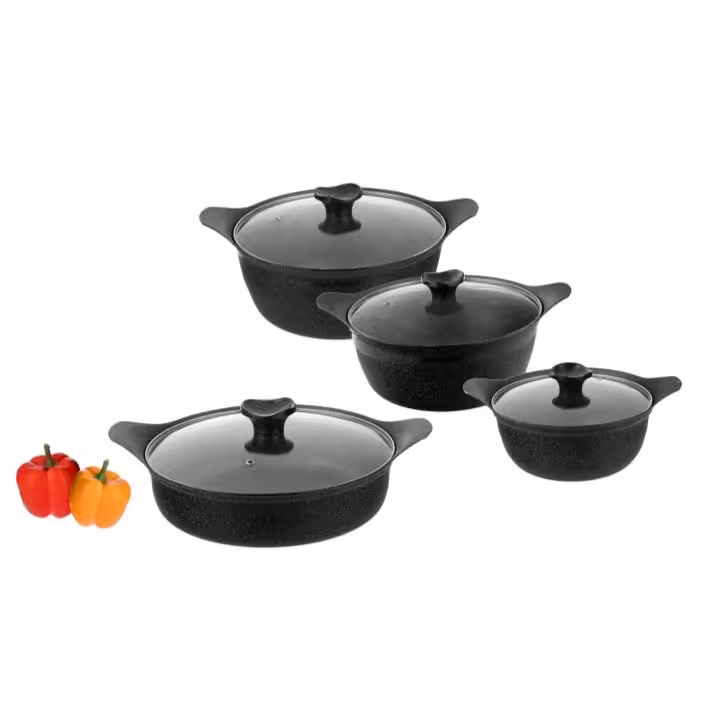 سرویس قابلمه 8 پارچه برند بِست جنس چدن