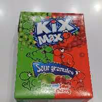 دراژه شکری با طعم ترش 40 گرم  کیکس مکس kixmax