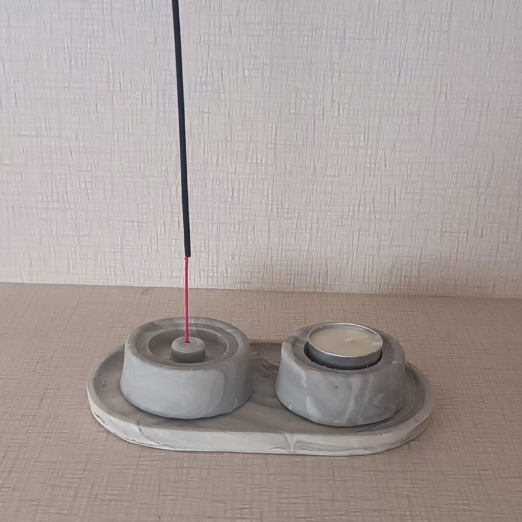 دکوری سنگی دوتایی گرد