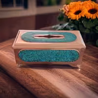 جا دستمالی فیروزه