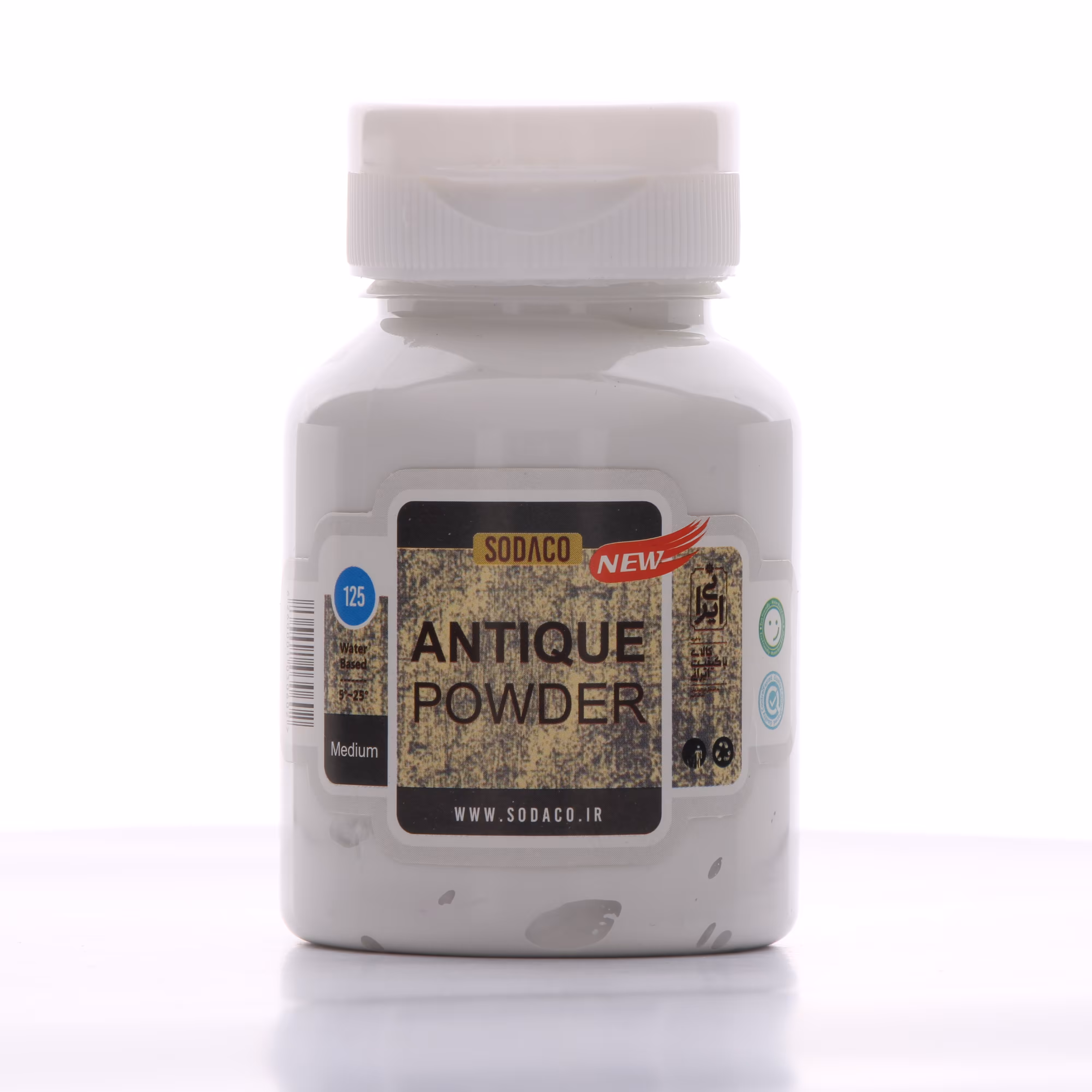 افکت پودر کهنه کاری  125 میل سفید کد 1540 سوداکو