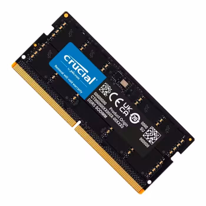 قیمت و خرید رم لپ تاپ کروشیال مدل 16GB 4800MHz CL46 DDR5 | یاس ارتباط