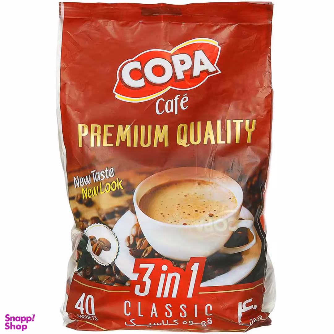 قهوه فوری کوپا مدل کلاسیک بسته ۴۰ عددی