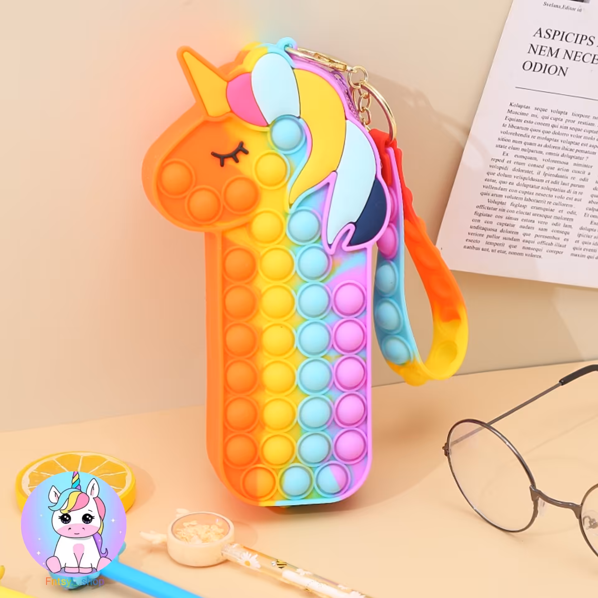 لوازم تحریر فانتزی جامدادی پاپتی