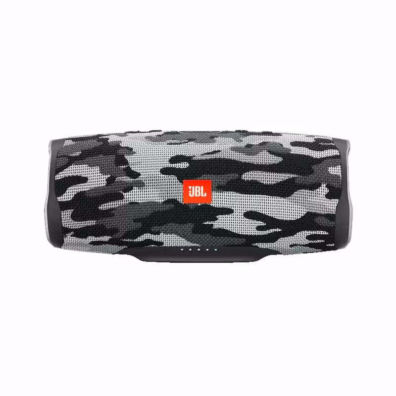 خرید اسپیکر جی بی ال ارتشی سفید_مشکی SPEAKER JBL CHARGE4 Black/White Camouflage با بهترین قیمت
