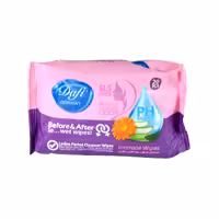 دستمال مرطوب دافی مدل wo2 بسته 20 عددی