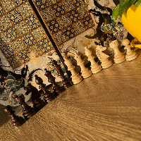 مهره شطرنج چوبی فدراسیون دستساز جدید