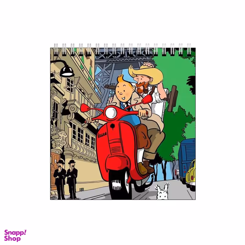 دفتر طراحی ۶۰ برگ طرح تن تن و ونگوگ درپاریس کد 1818465