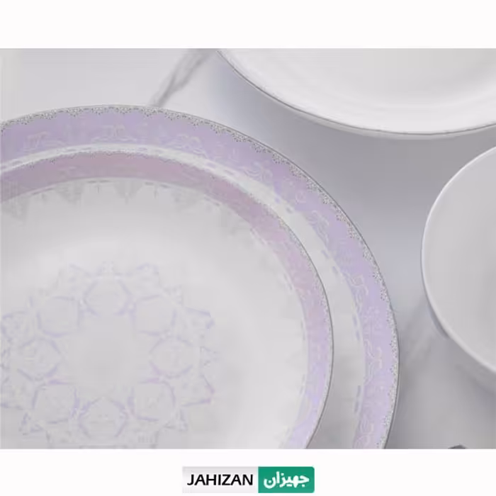 سرویس غذاخوری 26پارچه گلدن اپال الیزابت صورتی