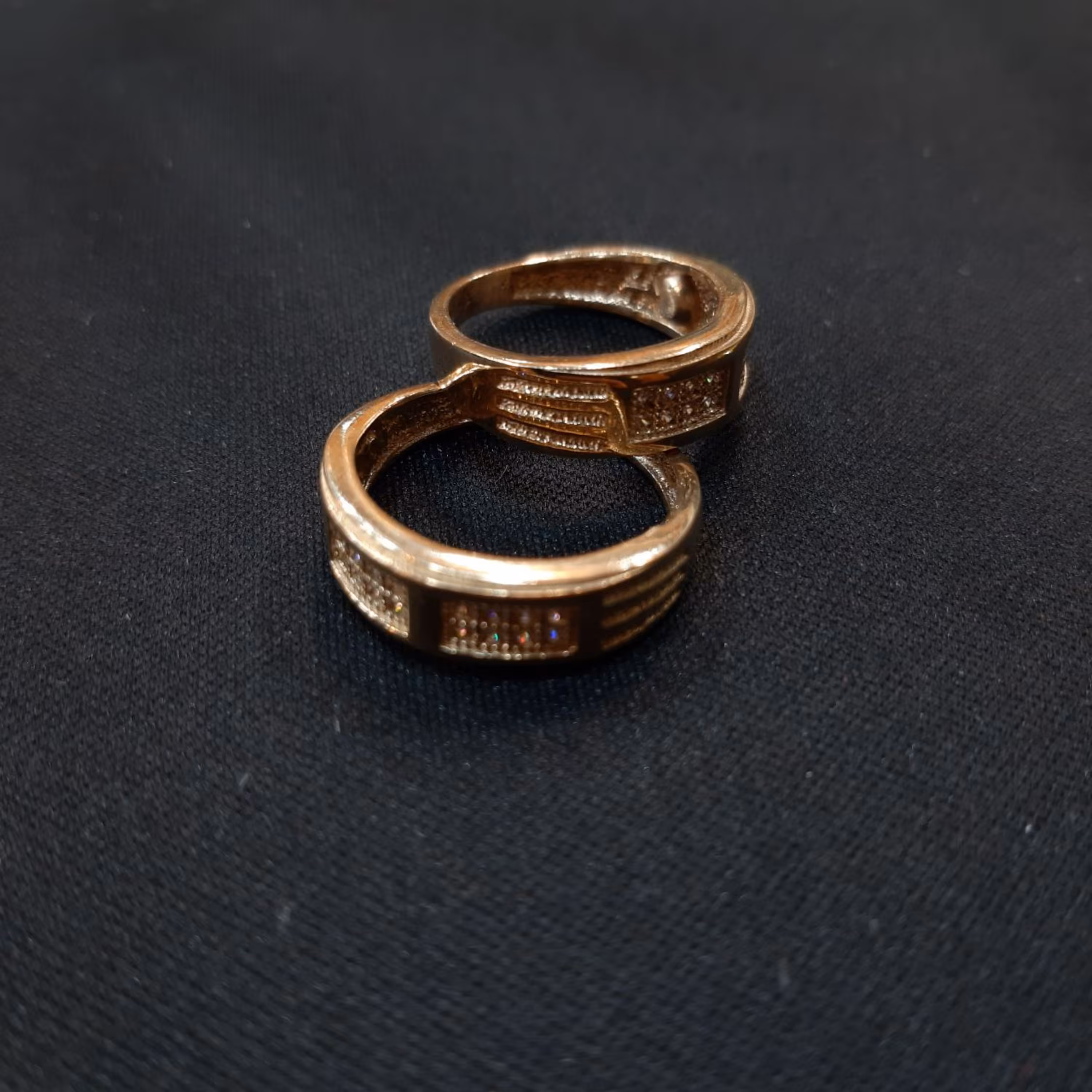 ست انگشتر زنانه و مردانه کد SL06 بازرگانی لطفی 