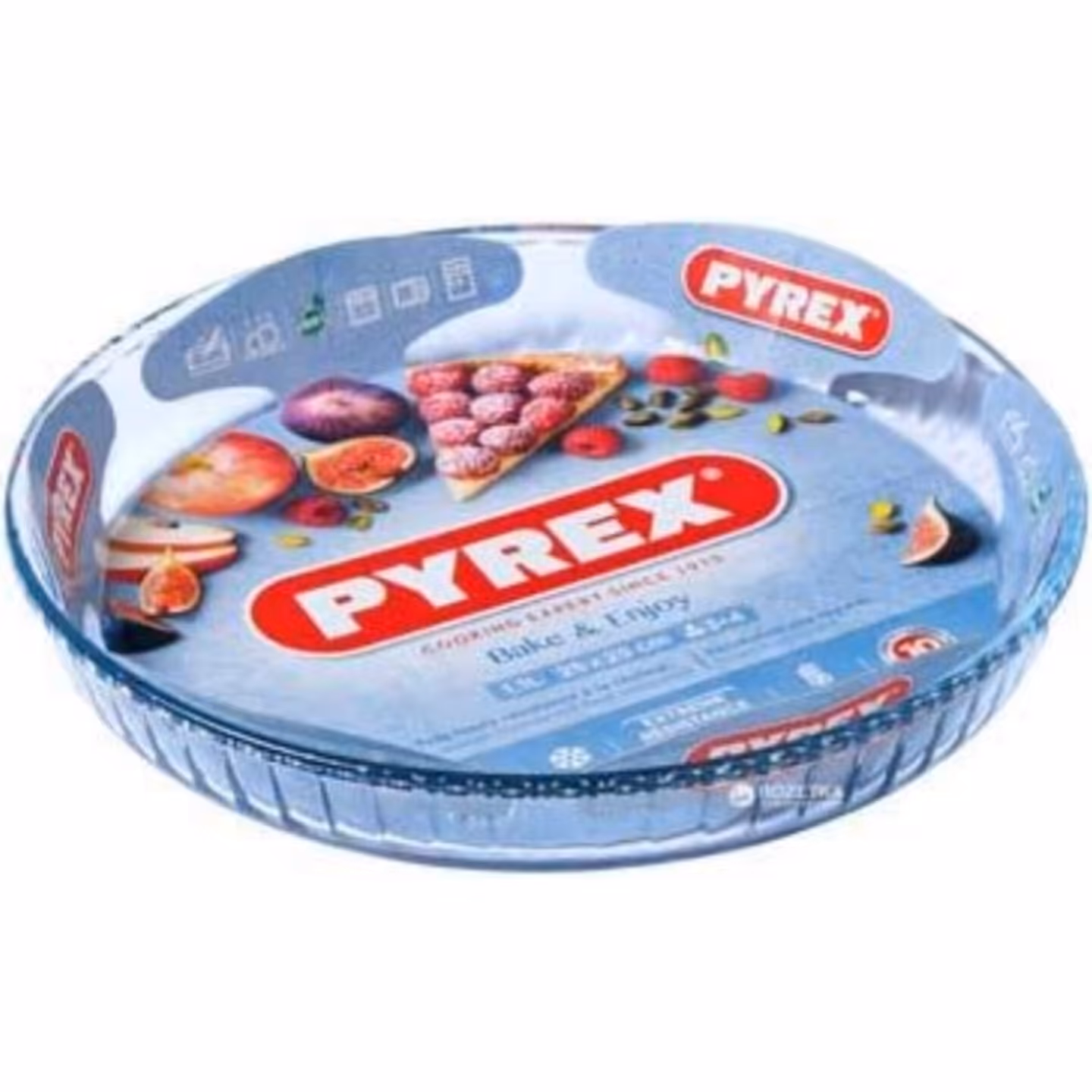 پیتزاخوری پیرکس فرانسه سایز28-تابه پیتزا پیرکسpyrex