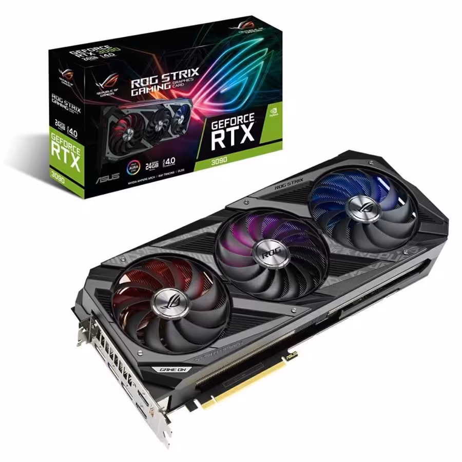 کارت گرافیک  ایسوس  مدل ASUS ROG STRIX RTX 3090 24G حافظه 24 گیگابایت
