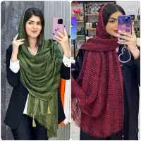 شال نغمه پلیسه طرحدار